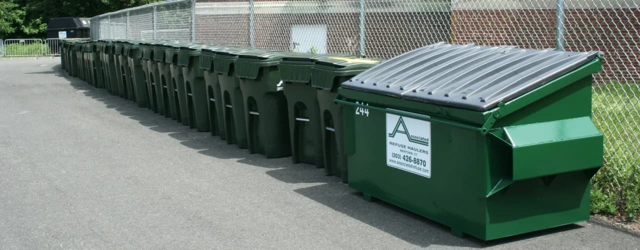 Associated Refuse Haulers dumpster containers and roll-off lineup