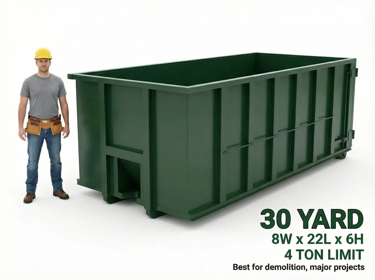 30 yard roll-off dumpster